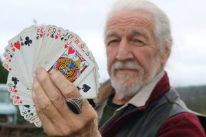 Guy Simmons wants to give back to the community with magic. (Ben Fenlon/Sooke News Mirror)