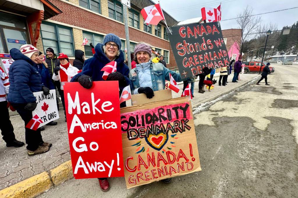 Kimberley residents rally in support of Greenland, Canadian sovereignty