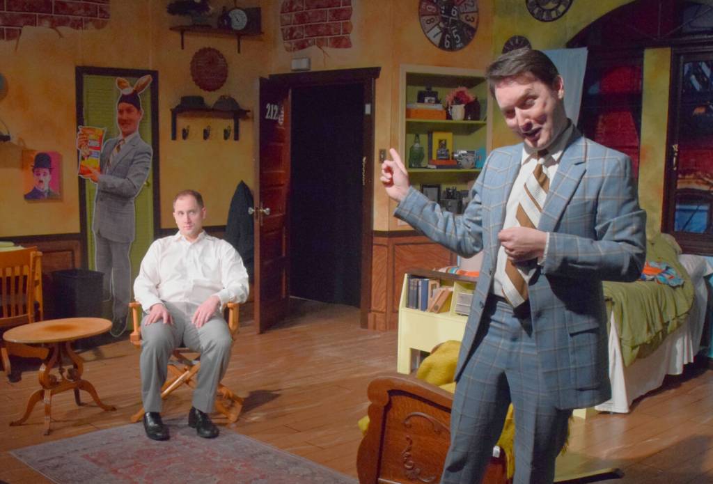 Andrew Weitzel (as Murray Burns) and Jerrod Bondy (as Leo Herman) in CCT&rsquo;s &ldquo;A Thousand Clowns.&rdquo; (Barry Coulter photo)