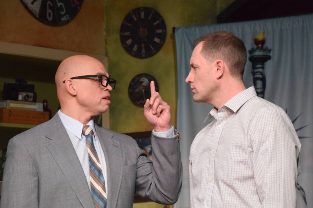 Andrew Weitzel (as Murray Burns) and Sanjay Fisk (as Albert Amundsen) in CCT&rsquo;s &ldquo;A Thousand Clowns.&rdquo; (Barry Coulter photo)