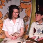 Helena Mott (as Sandra Markowitz) and Finley Wilmot (as Nick Burns) in CCT&rsquo;s &ldquo;A Thousand Clowns.&rdquo; (Barry Coulter photo)