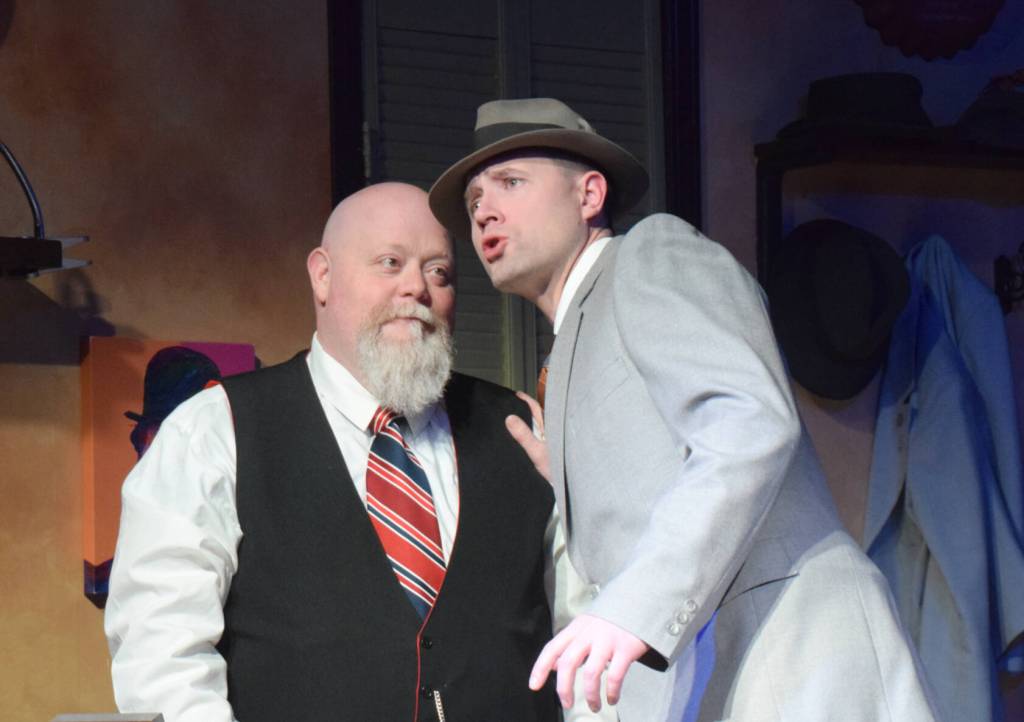 Denis Senecal (as Arnold Burns) and Andrew Weitzel (as Murray Burns) in CCT&rsquo;s &ldquo;A Thousand Clowns.&rdquo; (Barry Coulter photo)