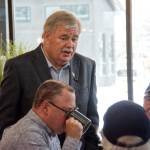 Darrell Jones, a former grocery executive who headed up Pattison Food Group, toured through Cranbrook while campaigning for the Conservative Party of B.C. leadership (Trevor Crawley/Cranbrook Townsman)